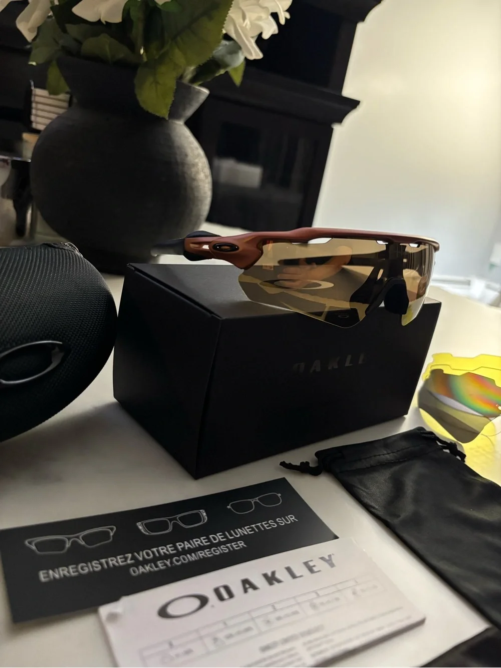 Oakley Radar Path Sunglasses - Copper Frame with 3 Replacement lens